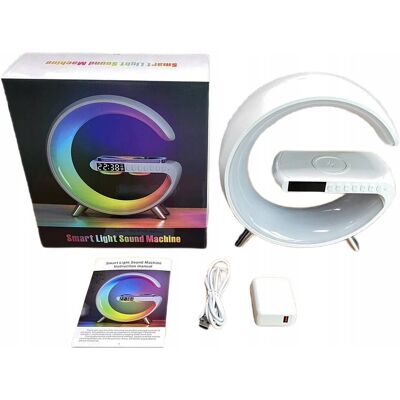 Inny producent SMART LAMPKA LED ŁADOWARKA GŁOŚNIK 5W1 BIAŁA Inny producent SMART LAMPKA LED ŁADOWARKA GŁOŚNIK 5W1 BIAŁA