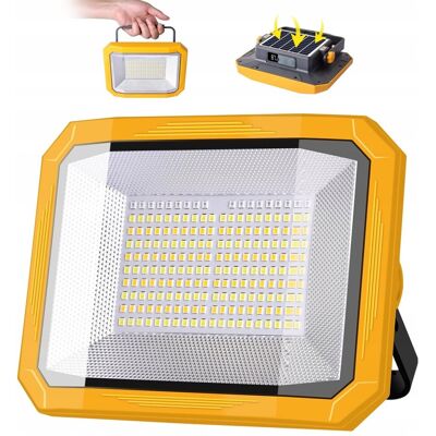 Inny producent SOLAR LED Reflektor 60W 7800mAh 10000LM Lampa Budowlana Campingowa Inny producent SOLAR LED Reflektor 60W 7800mAh 10000LM Lampa Budowlana Campingowa