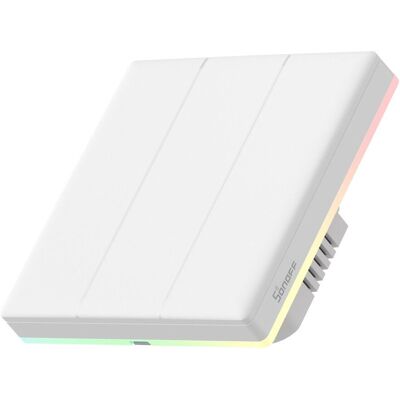 SONOFF TX T5 3C INTELIGENTNY DOTYKOWY WŁĄCZNIK ŚCIENNY LED WIFI 3-KANAŁOWY SONOFF TX T5 3C INTELIGENTNY DOTYKOWY WŁĄCZNIK ŚCIENNY LED WIFI 3-KANAŁOWY