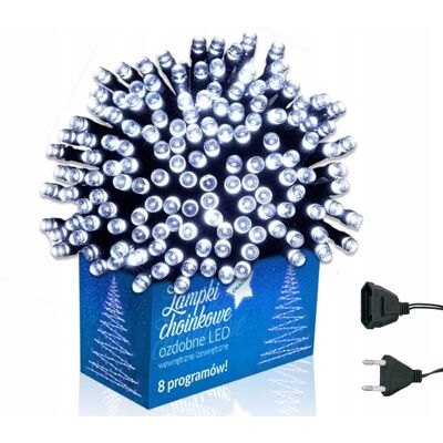 Inny producent ŚWIATEŁKA ŚWIĄTECZNE 500 LED LAMPKI CHOINKOWE CHOINKĘ ZEWNĘTRZNE ŁĄCZENIE Inny producent ŚWIATEŁKA ŚWIĄTECZNE 500 LED LAMPKI CHOINKOWE CHOINKĘ ZEWNĘTRZNE ŁĄCZENIE