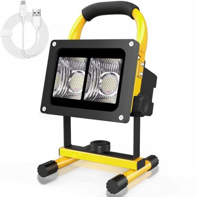 Inny producent T-SUN 40W LED Reflektor Akumulatorowy Przenośny IP65 Wodoodporny Camping Inny producent T-SUN 40W LED Reflektor Akumulatorowy Przenośny IP65 Wodoodporny Camping