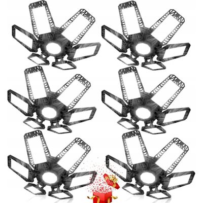 Inny producent TASINUO LED Lampa Garażowa 185W 18500LM 7000K 6+1 Paneli E26 E27 Inny producent TASINUO LED Lampa Garażowa 185W 18500LM 7000K 6+1 Paneli E26 E27