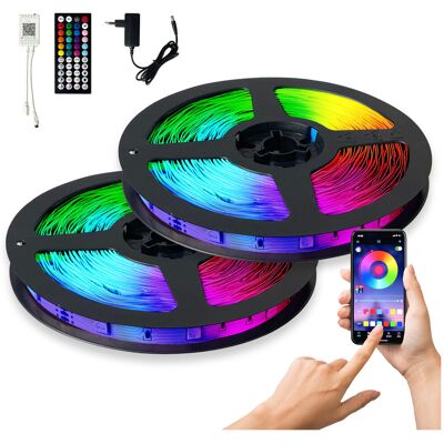 LLS Taśma LED 20M RGB Kolorowa SMART HOME Aplikacja Miganie w Rytm Muzyki PILOT LLS Taśma LED 20M RGB Kolorowa SMART HOME Aplikacja Miganie w Rytm Muzyki PILOT