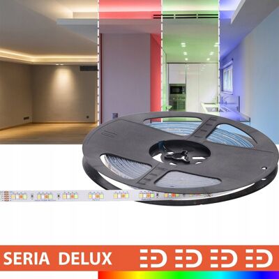 Prescot Taśma LED Delux 24V 48LED RGB+4000K 15W/m SMD2835 Ra80 Prescot Taśma LED Delux 24V 48LED RGB+4000K 15W/m SMD2835 Ra80