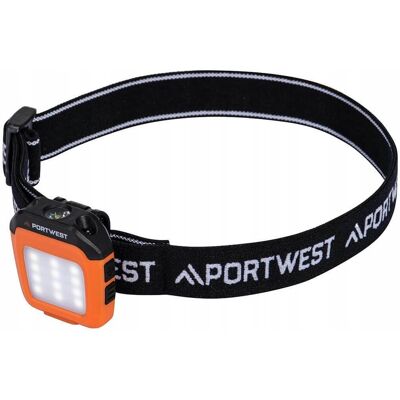 Portwest Wielofunkcyjna latarka czołowa LED z możliwością ładowania przez USB, kolor Portwest Wielofunkcyjna latarka czołowa LED z możliwością ładowania przez USB, kolor