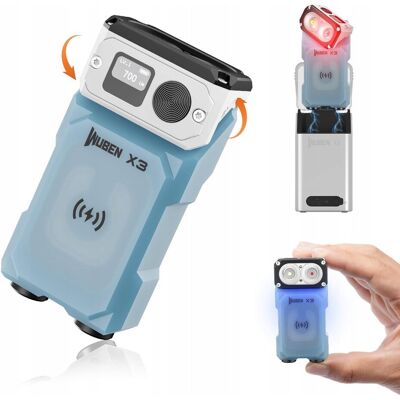 Inny producent WUBEN X3 PRO Mini Latarka LED IP65 Wodoodporna 10 Trybów Typ-C Inny producent WUBEN X3 PRO Mini Latarka LED IP65 Wodoodporna 10 Trybów Typ-C