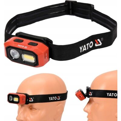 Inny producent YATO LATARKA CZOŁOWA LED 480lm CZUJNIK RUCHU AKU LI-ION 3,7V 1400mAh IP54 / YATO_YT-08592 Inny producent YATO LATARKA CZOŁOWA LED 480lm CZUJNIK RUCHU AKU LI-ION 3,7V 1400mAh IP54 / YATO_YT-08592