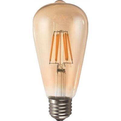 Luminova Żarówka E27 Led Filament 8W Ozdobna St64 3000K Biała Ciepła Luminova Żarówka E27 Led Filament 8W Ozdobna St64 3000K Biała Ciepła