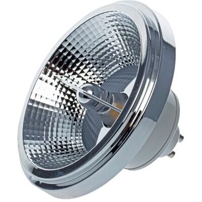 Light Prestige Żarówka ES111 GU10 LED 9W 4000K plastik+aluminium biało-srebrna Light Prestige Żarówka ES111 GU10 LED 9W 4000K plastik+aluminium biało-srebrna