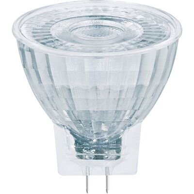 Żarówka Led Gu4 Mr11 4,5w = 35w 345lm 2700k Ciepła 36° 12v Cri90 Ściemnialna Osram Super Star Żarówka Led Gu4 Mr11 4,5w = 35w 345lm 2700k Ciepła 36° 12v Cri90 Ściemnialna Osram Super Star