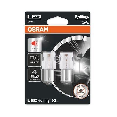 Żarówki Osram Led P21W 7506Drp-02B (2 Sztuki) Czerwone Żarówki Osram Led P21W 7506Drp-02B (2 Sztuki) Czerwone