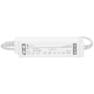 BREVE Zasilacz led 12v dc 40w 3,33a ip65 /z zabezpieczeniami/ zldp 40-12ycl 19712-9038 BREVE Zasilacz led 12v dc 40w 3,33a ip65 /z zabezpieczeniami/ zldp 40-12ycl 19712-9038