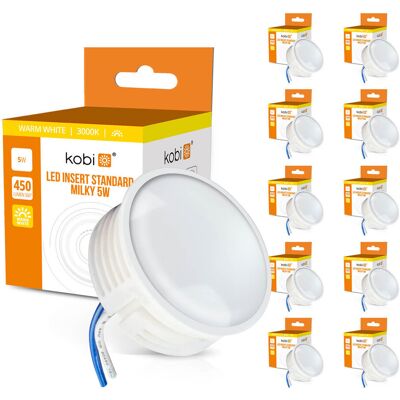 Kobi Zestaw 10X Moduł Led Insert 5W 3000K Milky Kobi Zestaw 10X Moduł Led Insert 5W 3000K Milky