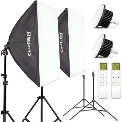 CineGEN Zestaw 2 lamp OmniLight Set 50x50 100W LED 801 CineGEN Zestaw 2 lamp OmniLight Set 50x50 100W LED 801