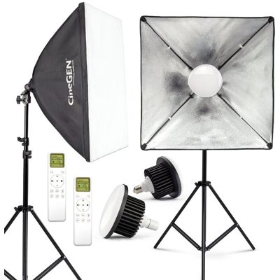 CineGEN Zestaw 2 lamp OmniLight Set 60x60 100W LED 801 CineGEN Zestaw 2 lamp OmniLight Set 60x60 100W LED 801