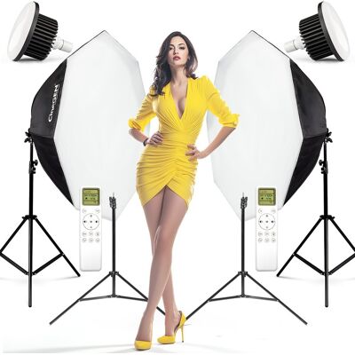 CineGEN Zestaw 2 lamp OmniLight Set Octa 60 100W LED 801 CineGEN Zestaw 2 lamp OmniLight Set Octa 60 100W LED 801