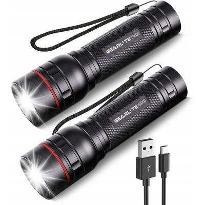Inny producent Zestaw 2 Mini Laterk GEARLITE LED, 2000 lumenów IP65 Wodoodporne Inny producent Zestaw 2 Mini Laterk GEARLITE LED, 2000 lumenów IP65 Wodoodporne