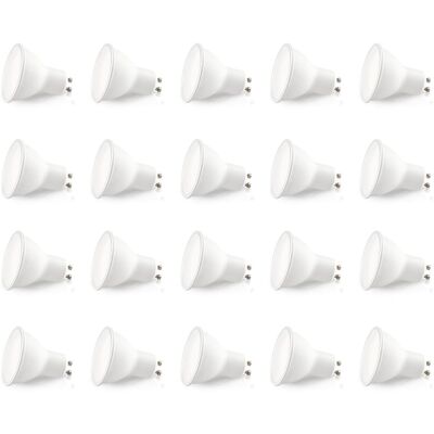 Zestaw 20x Żarówka LED GU10 1W barwa CIEPŁA BIAŁA 3000K LLS Zestaw 20x Żarówka LED GU10 1W barwa CIEPŁA BIAŁA 3000K LLS