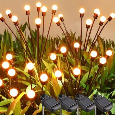 Inny producent Zestaw 4 Lamp Świetlików Solarnych 32 LED IP65 Inny producent Zestaw 4 Lamp Świetlików Solarnych 32 LED IP65