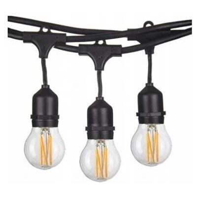 area-led Zestaw girlanda ogrodowa 20m 40pkt + 40szt żarówka 4W G45 E27 2800K ciepła biała area-led Zestaw girlanda ogrodowa 20m 40pkt + 40szt żarówka 4W G45 E27 2800K ciepła biała