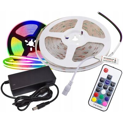 LED-ONE zetaw led RGB COB 12V 15w/m neon 5m Sterownik RF17 LED-ONE zetaw led RGB COB 12V 15w/m neon 5m Sterownik RF17
