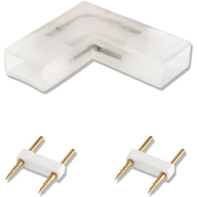 Aigostar Złącze L 10 mm kątowe do taśm na 230V do wysokonapięciowych pasków led Aigostar Złącze L 10 mm kątowe do taśm na 230V do wysokonapięciowych pasków led