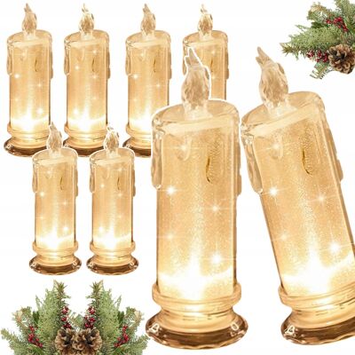 Inny producent 8 x Znicz LED Wieczna Świeczka Świeca Święto Zmarłych Cmentarz groby Inny producent 8 x Znicz LED Wieczna Świeczka Świeca Święto Zmarłych Cmentarz groby