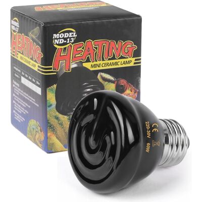 Inny producent Emiter Ciepła Ceramiczny 60w E27 Lampa Grzewcza Żarówka Gadów Bez Światła Inny producent Emiter Ciepła Ceramiczny 60w E27 Lampa Grzewcza Żarówka Gadów Bez Światła
