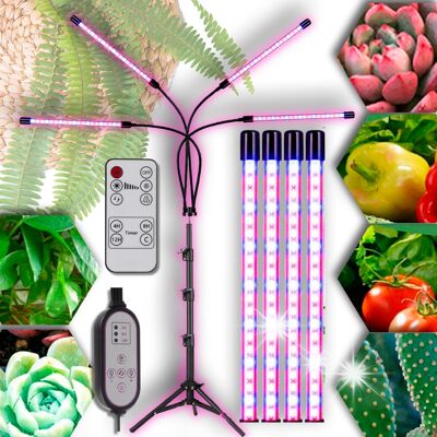 Inny producent LAMPA DO WZROSTU ROŚLIN LED x4 80 LED GROW LIGHT UPRAWY STOJĄCA TIMER PILOT Inny producent LAMPA DO WZROSTU ROŚLIN LED x4 80 LED GROW LIGHT UPRAWY STOJĄCA TIMER PILOT