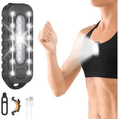 Inny producent Latarka Czołowa Led Klips Ładowanie Usb 5 Trybów Wodoodporna Mocna Inny producent Latarka Czołowa Led Klips Ładowanie Usb 5 Trybów Wodoodporna Mocna
