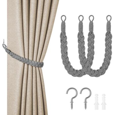 Inny producent Opaska Bawełniana 4 Sztuki Uchwyt Wiazanie Ozdoba Pleciona Zaslon Biały, Pleciony Węzeł Skręcany / Opakowanie 4 Szt Szary, Pleciony Węzeł Skręcany /.. Inny producent Opaska Bawełniana 4 Sztuki Uchwyt Wiazanie Ozdoba Pleciona Zaslon Biały, Pleciony Węzeł Skręcany / Opakowanie 4 Szt Szary, Pleciony Węzeł Skręcany /..