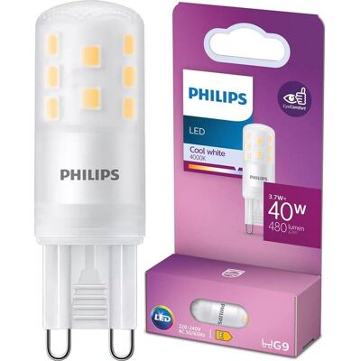 Żarówka Led G9 Philips Kapsułka 3.7w Odpowiednik 40w 480lm 4000k Neutralna Barwa 320° - 1 Szt. Żarówka Led G9 Philips Kapsułka 3.7w Odpowiednik 40w 480lm 4000k Neutralna Barwa 320° - 1 Szt.