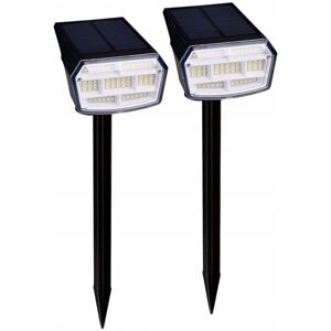 Inny producent 2X LAMPA SOLARNA WBIJANA REFLEKTOR DO OGRODU ZIMNA BIEL CZUJNIK ZMIERZCHU Inny producent 2X LAMPA SOLARNA WBIJANA REFLEKTOR DO OGRODU ZIMNA BIEL CZUJNIK ZMIERZCHU