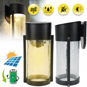 Inny producent 2X LAMPKI SOLARNE LED ŚCIENNA ZEWNĘTRZNA KINKIET LAMPKA SOLARNA OGRODO Inny producent 2X LAMPKI SOLARNE LED ŚCIENNA ZEWNĘTRZNA KINKIET LAMPKA SOLARNA OGRODO