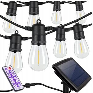 Berge Girlanda Solarna Ogrodowa Łańcuch Świetlny 10m LED WODOSZCZELNA Z ŻARÓWKAMI Berge Girlanda Solarna Ogrodowa Łańcuch Świetlny 10m LED WODOSZCZELNA Z ŻARÓWKAMI