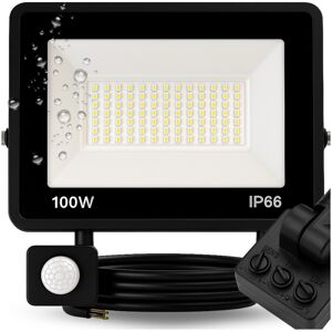 Halogen LED 100W z Czujnikiem Ruchu i Zmierzchu na Kablu Naświetlacz Zewnętrzny IP65 do Ogrodu i Elewacji ASATO Halogen LED 100W z Czujnikiem Ruchu i Zmierzchu na Kablu Naświetlacz Zewnętrzny IP65 do Ogrodu i Elewacji ASATO