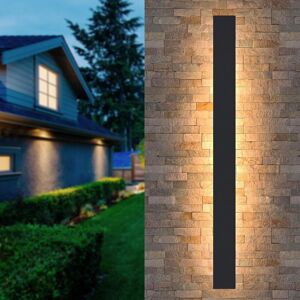 Inny producent Kinkiet lampa LED zewnętrzna ścienna IP65 Wodoodporna 150 cm 48W Czarny Inny producent Kinkiet lampa LED zewnętrzna ścienna IP65 Wodoodporna 150 cm 48W Czarny