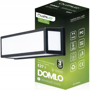 LUMILED Kinkiet Ogrodowy Lampa Elewacyjna Zewnętrzna ŚCIENNA E27 LED Czujnik Ruchu LUMILED Kinkiet Ogrodowy Lampa Elewacyjna Zewnętrzna ŚCIENNA E27 LED Czujnik Ruchu