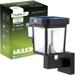 Kinkiet Solarny Lampa Elewacyjna LED 4000K IP44 Czujnik Ruchu i Zmierzchu MULION LUMILED Kinkiet Solarny Lampa Elewacyjna LED 4000K IP44 Czujnik Ruchu i Zmierzchu MULION LUMILED
