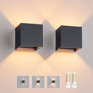 Inny producent KLIGHTEN 2 Sztuki LED Ścienne Lampy G9 3000K Wewnętrzna Zewnętrzna Inny producent KLIGHTEN 2 Sztuki LED Ścienne Lampy G9 3000K Wewnętrzna Zewnętrzna