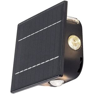 Lampa ścienna LED solarna czarna, Rabalux Lampa ścienna LED solarna czarna, Rabalux