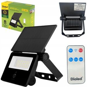 DIOLED Lampa Solarna Led 1100Lm 6500K Czujnik Ruchu/Zmierzchu Aluminiowy +Pilot DIOLED Lampa Solarna Led 1100Lm 6500K Czujnik Ruchu/Zmierzchu Aluminiowy +Pilot