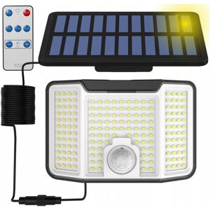 SmartLED Lampa Solarna LED Czujnik Ruchu Zmierzchu Naświetlacz Zewnętrzny Pilot SmartLED Lampa Solarna LED Czujnik Ruchu Zmierzchu Naświetlacz Zewnętrzny Pilot