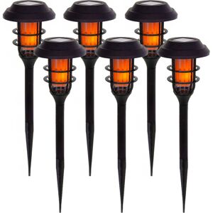Lampa solarna LED Latarnia ogrodowa wbijana PŁOMIEŃ Premium SuperLED Lampa solarna LED Latarnia ogrodowa wbijana PŁOMIEŃ Premium SuperLED