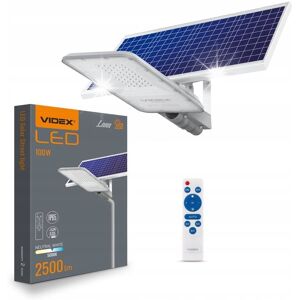 inna (Inny) Lampa SOLARNA uliczna LED VIDEX 100W PANEL SOLAR czujnik ZMIERZCHU+PILOT inna (Inny) Lampa SOLARNA uliczna LED VIDEX 100W PANEL SOLAR czujnik ZMIERZCHU+PILOT