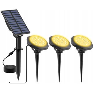 Sanko Poland Lampki solarne LED 3x1W 3000K IP68 oczko wodne ogród czujnik zmierzchu Sanko Poland Lampki solarne LED 3x1W 3000K IP68 oczko wodne ogród czujnik zmierzchu