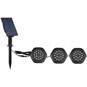 Sanko Poland Lampki solarne LED 3x1W 6000K IP68 czujnik zmierzchu ogród oczko wodne Sanko Poland Lampki solarne LED 3x1W 6000K IP68 czujnik zmierzchu ogród oczko wodne