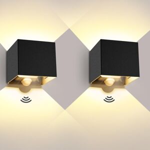 Inny producent LEDMO 2 Sztuki 20W Lampa Zewnętrzna z Czujnikiem Ruchu IP65 LED 3000K Inny producent LEDMO 2 Sztuki 20W Lampa Zewnętrzna z Czujnikiem Ruchu IP65 LED 3000K
