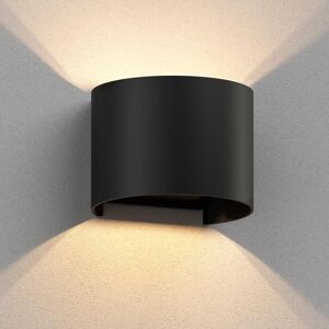 Homede Ledscom Lampa Ścienna Zewnętrzna Ip65 Czarny Mat Okrągła Homede Ledscom Lampa Ścienna Zewnętrzna Ip65 Czarny Mat Okrągła
