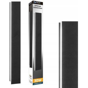 Lvt Lara 1565 Kinkiet Zewnętrzny Lampa Ścienna 1X30W Led 4000K Czarny Lvt Lara 1565 Kinkiet Zewnętrzny Lampa Ścienna 1X30W Led 4000K Czarny